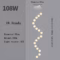 Modern Nordic LED Glass Chandelier Lighting