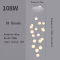 Modern Nordic LED Glass Chandelier Lighting