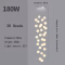 Modern Nordic LED Glass Chandelier Lighting