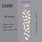 Modern Nordic LED Glass Chandelier Lighting