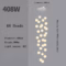 Modern Nordic LED Glass Chandelier Lighting