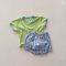 2Pcs Baby Summer Cotton Plaid Short Set 0-24M