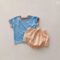 2Pcs Baby Summer Cotton Plaid Short Set 0-24M