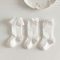 3 Pairs Lace Ruffle Princess Kids Mesh Socks