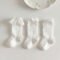 3 Pairs Lace Ruffle Princess Kids Mesh Socks