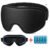3D Contoured Breathable Blackout Sleep Mask with Adjustable Strap
