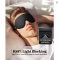 3D Contoured Breathable Blackout Sleep Mask with Adjustable Strap