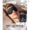 3D Contoured Breathable Blackout Sleep Mask with Adjustable Strap
