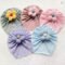 3D Flower Cotton Infant Turban Hat Breathable Summer