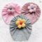 3D Flower Cotton Infant Turban Hat Breathable Summer