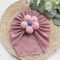 3D Flower Cotton Infant Turban Hat Breathable Summer
