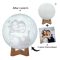 3D Personalized Photo Text Moon Lamp USB Gift