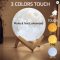 3D Personalized Photo Text Moon Lamp USB Gift