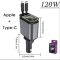 4-in-1 Retractable Car Charger & Starlight Adapter