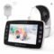4.3-Inch Wireless PTZ Baby Monitor with Intercom Camera