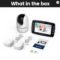 4.3-Inch Wireless PTZ Baby Monitor with Intercom Camera