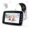 4.3-Inch Wireless PTZ Baby Monitor with Intercom Camera