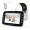 4.3-Inch Wireless PTZ Baby Monitor with Intercom Camera