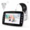 4.3-Inch Wireless PTZ Baby Monitor with Intercom Camera