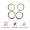 4pcs car gearbox synchro rings