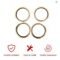 4pcs car gearbox synchro rings