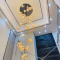 Modern LED Glass Ball Staircase Chandelier
