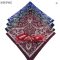 58cm Hip Hop Cotton Bandana Black Red Paisley