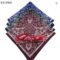 58cm Hip Hop Cotton Bandana Black Red Paisley