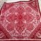 58cm Hip Hop Cotton Bandana Black Red Paisley