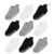6-Pair Baby Cotton Anti-Slip Short Socks for Toddlers