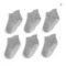 6-Pair Baby Cotton Anti-Slip Short Socks for Toddlers