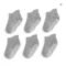 6-Pair Baby Cotton Anti-Slip Short Socks for Toddlers
