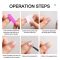 600PCS Double-Sided Jelly Nail Glue Sticker Set