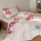 600TC Lyocell Cooling Summer Embroidery Bedding Set 4Pcs