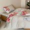 600TC Lyocell Cooling Summer Embroidery Bedding Set 4Pcs