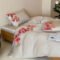 600TC Lyocell Cooling Summer Embroidery Bedding Set 4Pcs