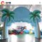 6x4m Oxford Coconut Tree Inflatable Arch Beach Decoration