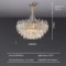 Modern Qyartistry Crystal LED Chandelier Lighting