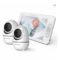 7″ Split Screen 1080P Baby Monitor with 2 Cameras