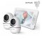 7″ Split Screen 1080P Baby Monitor with 2 Cameras