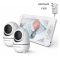 7″ Split Screen 1080P Baby Monitor with 2 Cameras