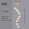 Modern Nordic LED Glass Chandelier Lighting