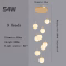Modern Nordic LED Glass Chandelier Lighting