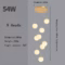 Modern Nordic LED Glass Chandelier Lighting