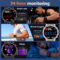 2026 outdoor GPS smartwatch with flashlight