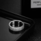KNOBSPIN Full Moissanite Eternity Band – 925 Sterling Silver