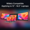 Rospider 15.6 Inch Dual Laptop Monitor – High-Definition Triple Expandable Screen Extender