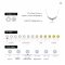 ALIZERO 1.7 Carat D Color VVS1 Moissanite Necklace