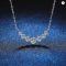 ALIZERO 1.7 Carat D Color VVS1 Moissanite Necklace