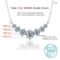 ALIZERO 1.7 Carat D Color VVS1 Moissanite Necklace